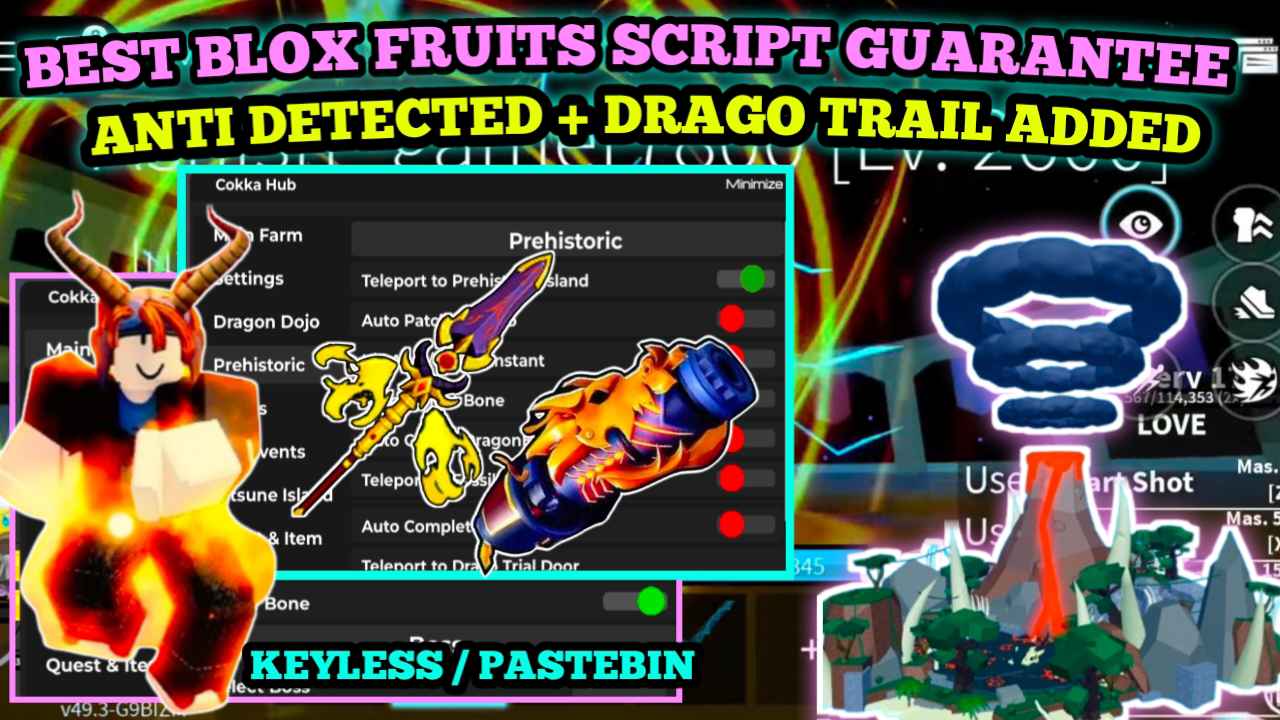 [NEW] Best Blox Fruit Script Anti Detected | Dragon Race + Phrestroic Island | Get Everything & More – Checkpoint