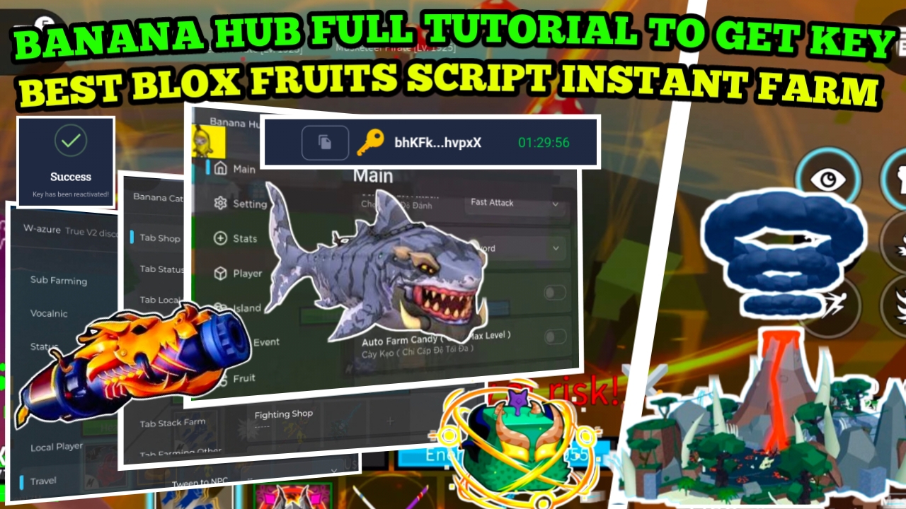 Blox Fruit Script Banana Hub Best Blox Fruit Script + Key Link