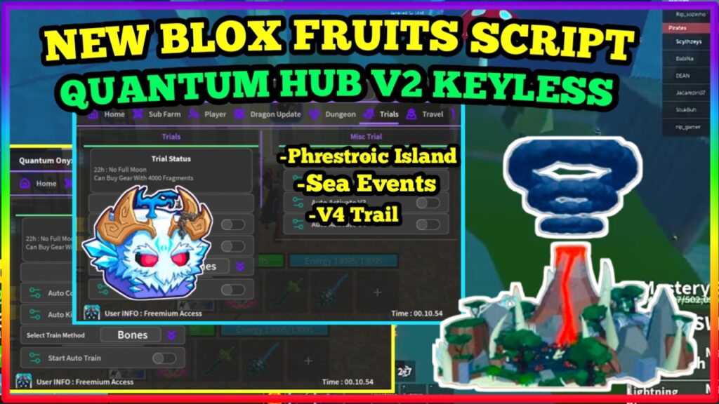 Quantum Hub V2 New Keyless Blox Fruit Script Work On All Executor – Checkpoint