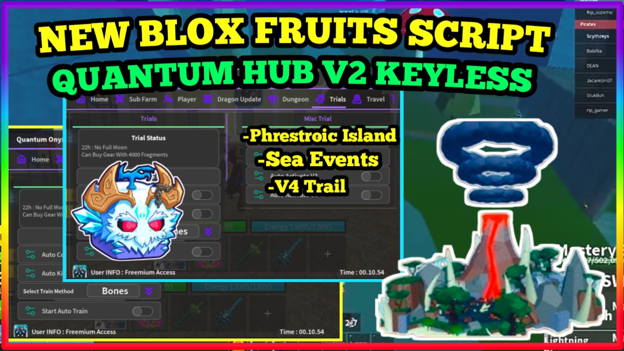 Quantum Hub V2 New Keyless Blox Fruit Script Work On All Executor – Checkpoint