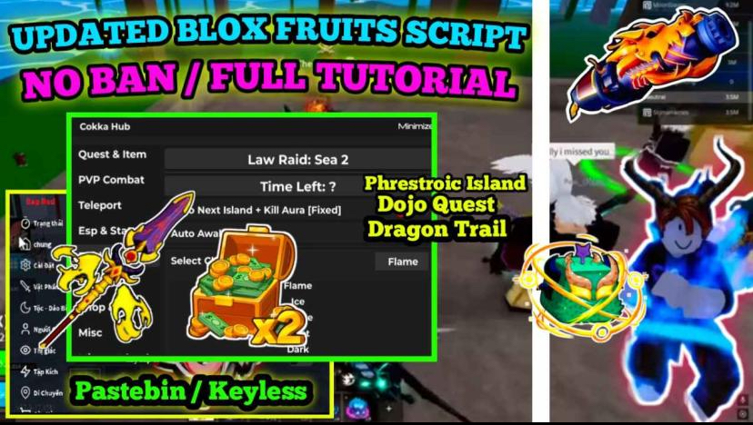 TODAY BLOX FRUITS SCRIPT BANANA HUB+ ITS KEY LINK.