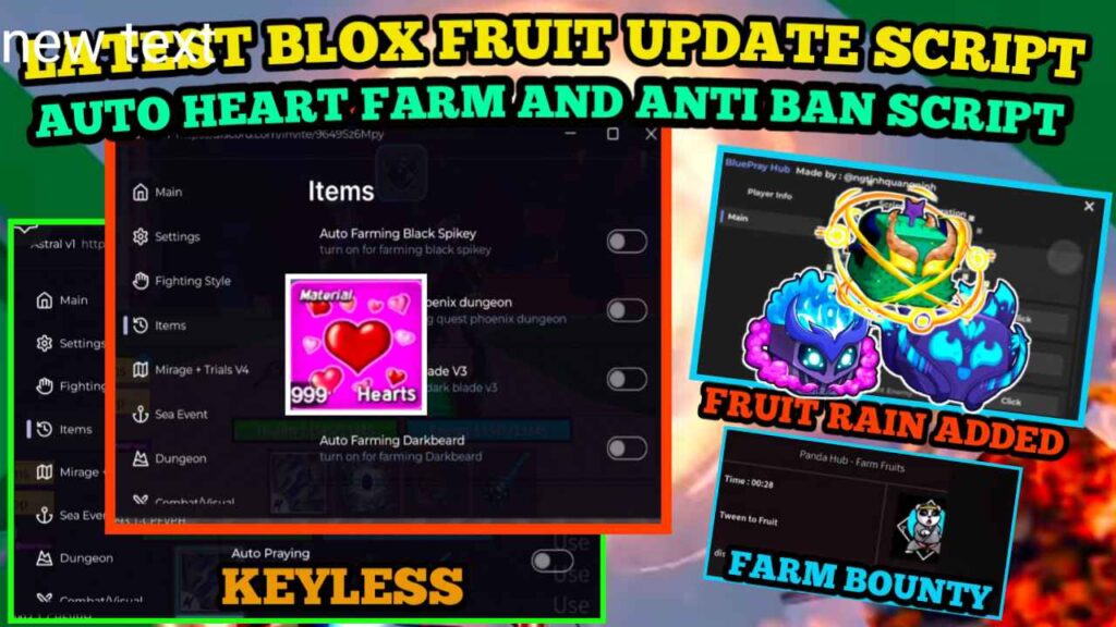 🔥NEW BLOX FRUITS SCRIPT! 🐉Dragon V4 Update 2025 – Auto Bounty Hunt, Fruit Rain, Level Farm & More!