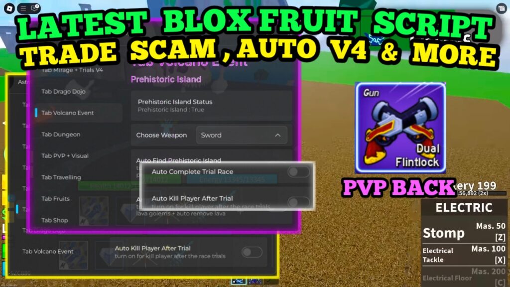 [NEW] Blox Fruits Script Latest Version | Trade Scam Working | Auto V4 | Auto Full Moon & More