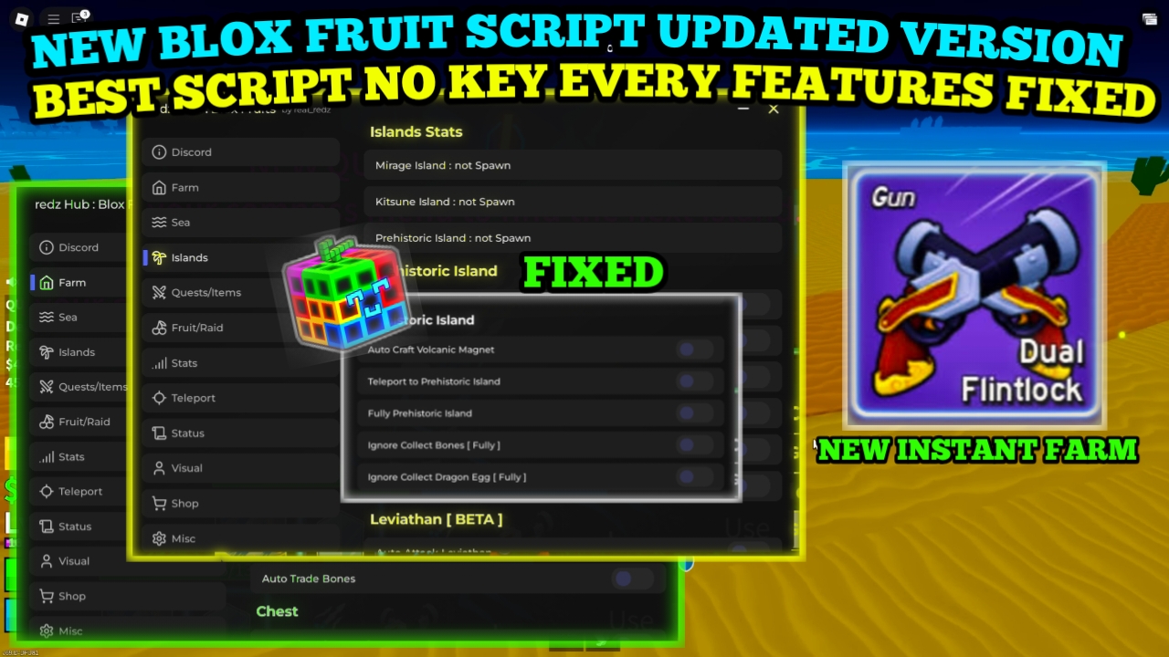 Blox Fruits Script 2025 | Solo Tyrant, Auto Farm, Drago V4, Kill Aura, Infinite Stats & More!