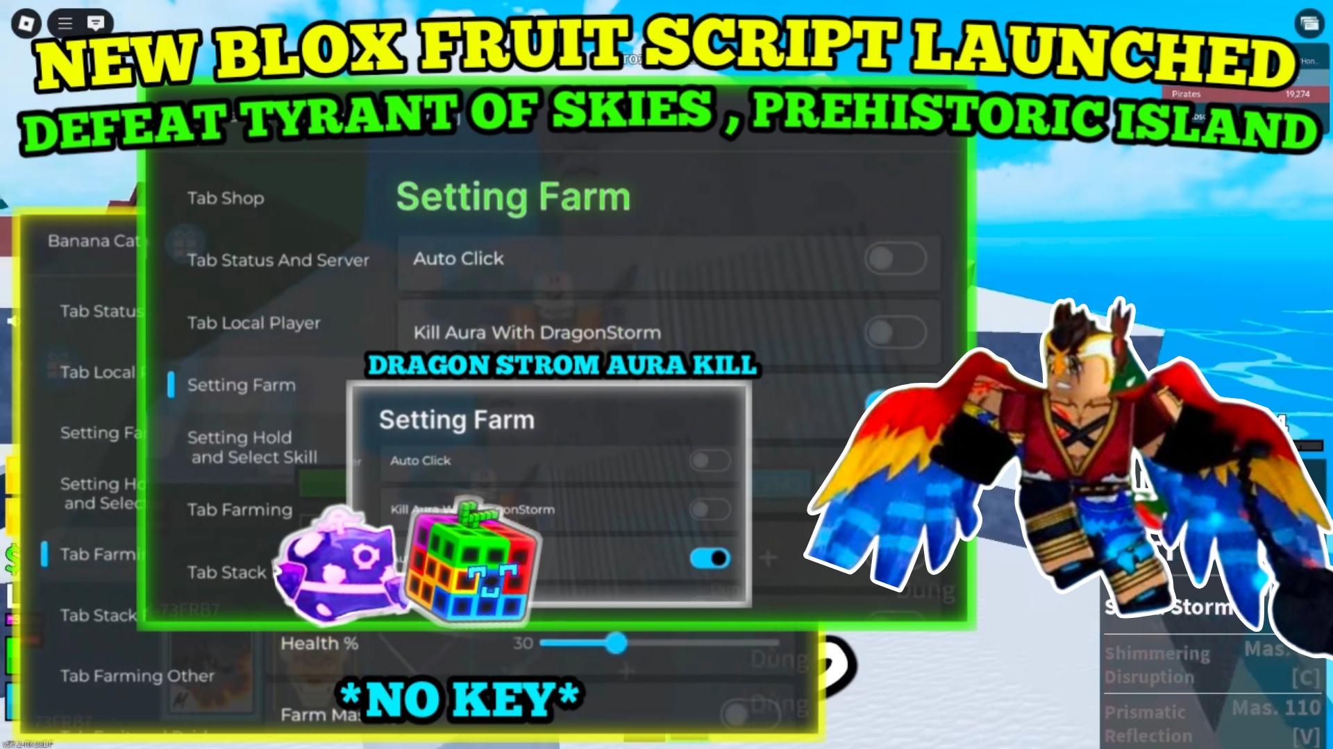 NEW Blox Fruits Script 2025 | Auto Farm, Kill Aura, Tyrant of Skies, Prehistoric Isalnd [No Key]