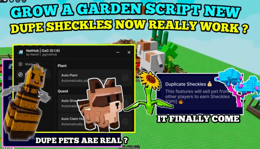 [NEW] Grow A Garden Script 🐝 : Hatch Any Dream Pet No DUPE & Visual ( Hatch Real Pet ) No ClickBait