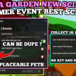 [UPD NEW] Grow A Garden Script : Auto Collect All Summer Fruits , Dupe New Egg ? , Placeable Pets