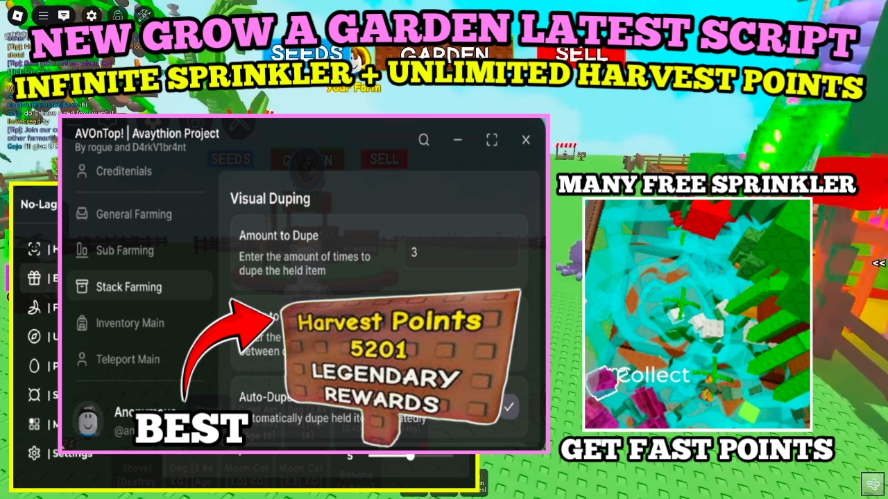 [🌞UPD] Grow A Garden Script : Get Max Points Summer Event , Get All Sprinkler , Pet Prediction