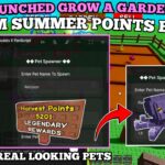 [FREE] Grow A Garden Script , Spawn Real Look Pets [ Get Max Summer Points ] , Pet Esp & More