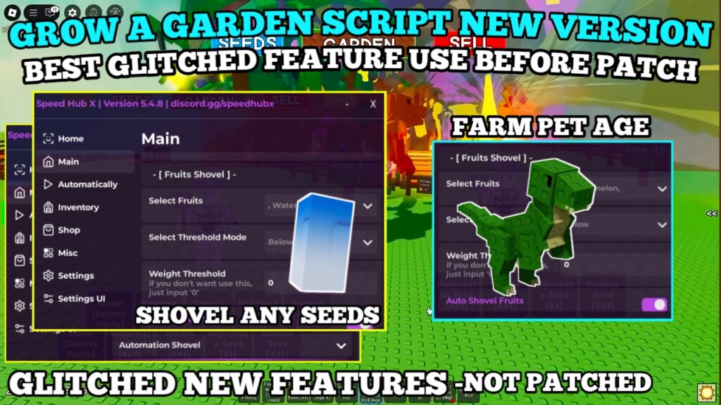 [FREE] Grow A Garden Script , Glitched Features , Shovel Any Seeds [Farm Pet Age] – Freeze Pet