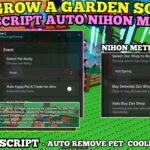 [NEW] Grow A Garden Script , Auto Nihon Method , No Pet Cooldown [ Freeze Pet ] , Auto Zen Event