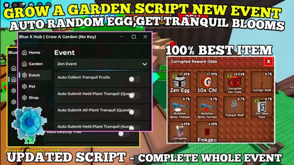 [UPD 💢] Grow A Garden Script , Random Pet , Complete Corrupted Event Quest , Get Corrupted Kitsune