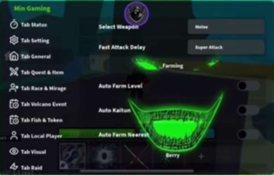 Blox Fruits Script ( Min Hub )