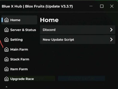 Blox Fruits Script (Blue X Hub)