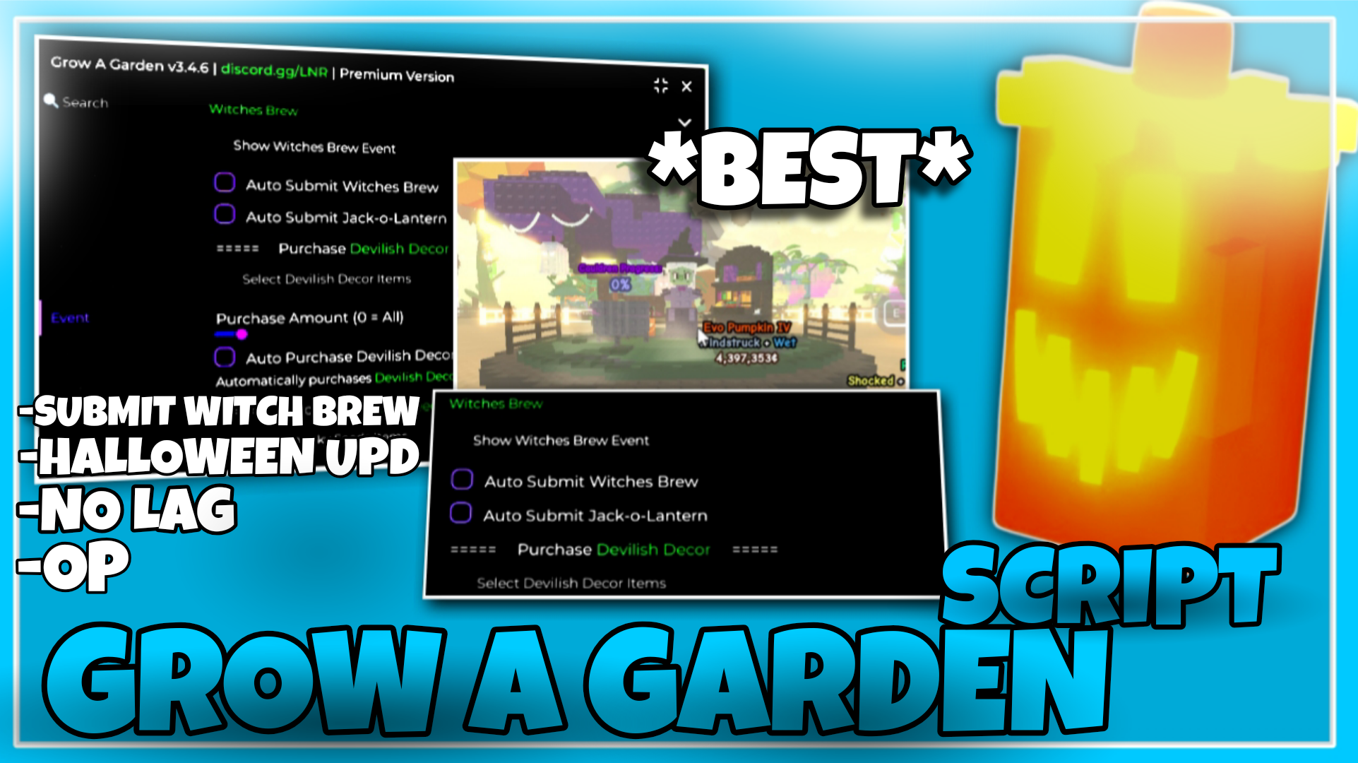 GROW A GARDEN SCRIPT UPDATED Free Pastebin , Auto Submit Witches Bew , Submit Jack Lantern – BEST