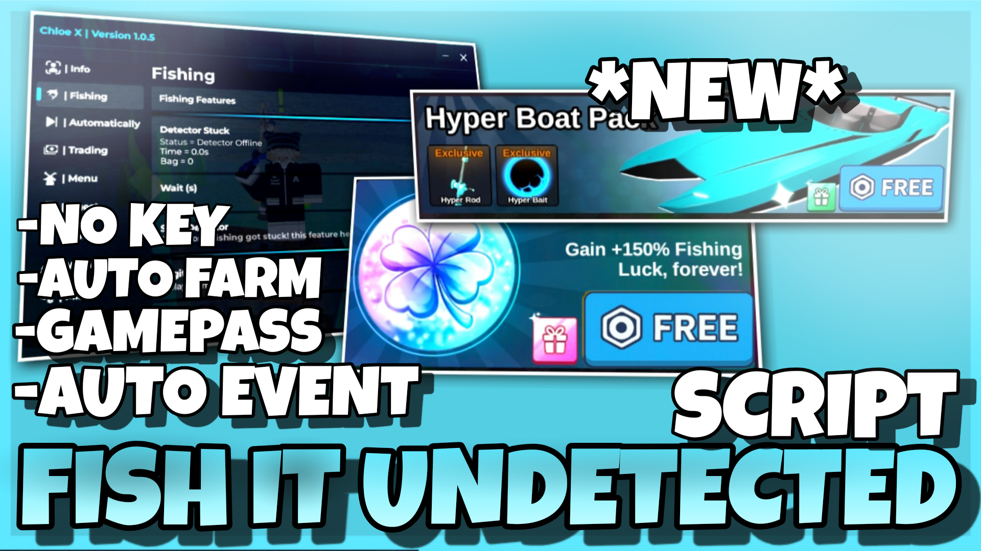 FISH IT Script Free Pastebin 2025 *NO KEY*, Auto Farm , Auto Catch , Instant Catch , Gamepass